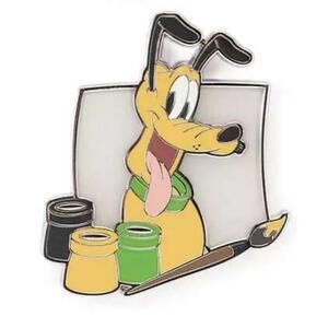 Disney Pluto brush of magic mystery set Enamel Pin